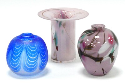 Lot 1015 - A Saunders and Wallace Studio Glass Globular...