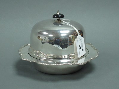 Lot 42 - A Hallmarked Silver Muffin Dish and Cover,...