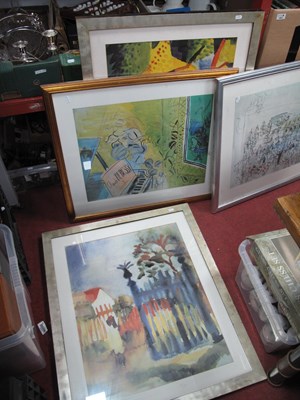 Lot 1017 - Abstract, Debussy, Fener and orchestra 45cm x...
