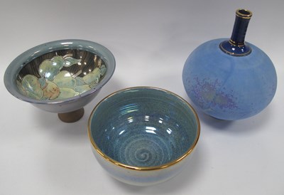 Lot 1254 - Bryan Trueman Matt Pottery Ovoid Vase with...