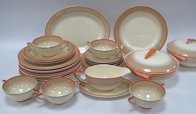 Lot 1204 - Wedgwood 'Hermes' dinnerware of approx 31...