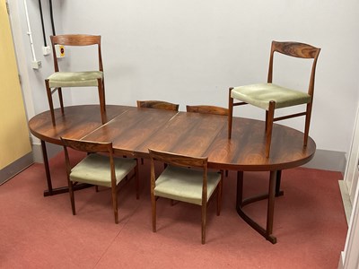 Lot 1589 - A 1960's/70's Danish Rosewood Dining Room...