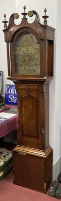Lot 1558 - An XVIII Century Oak Cased Longcase Clock, the...
