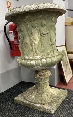Lot 1563 - A Large Reconstituted Stone Medici Style...