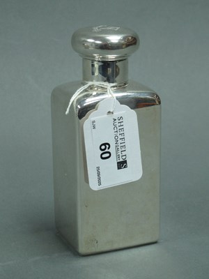 Lot 60 - A Hallmarked Silver Bottle, Mappin & Webb,...