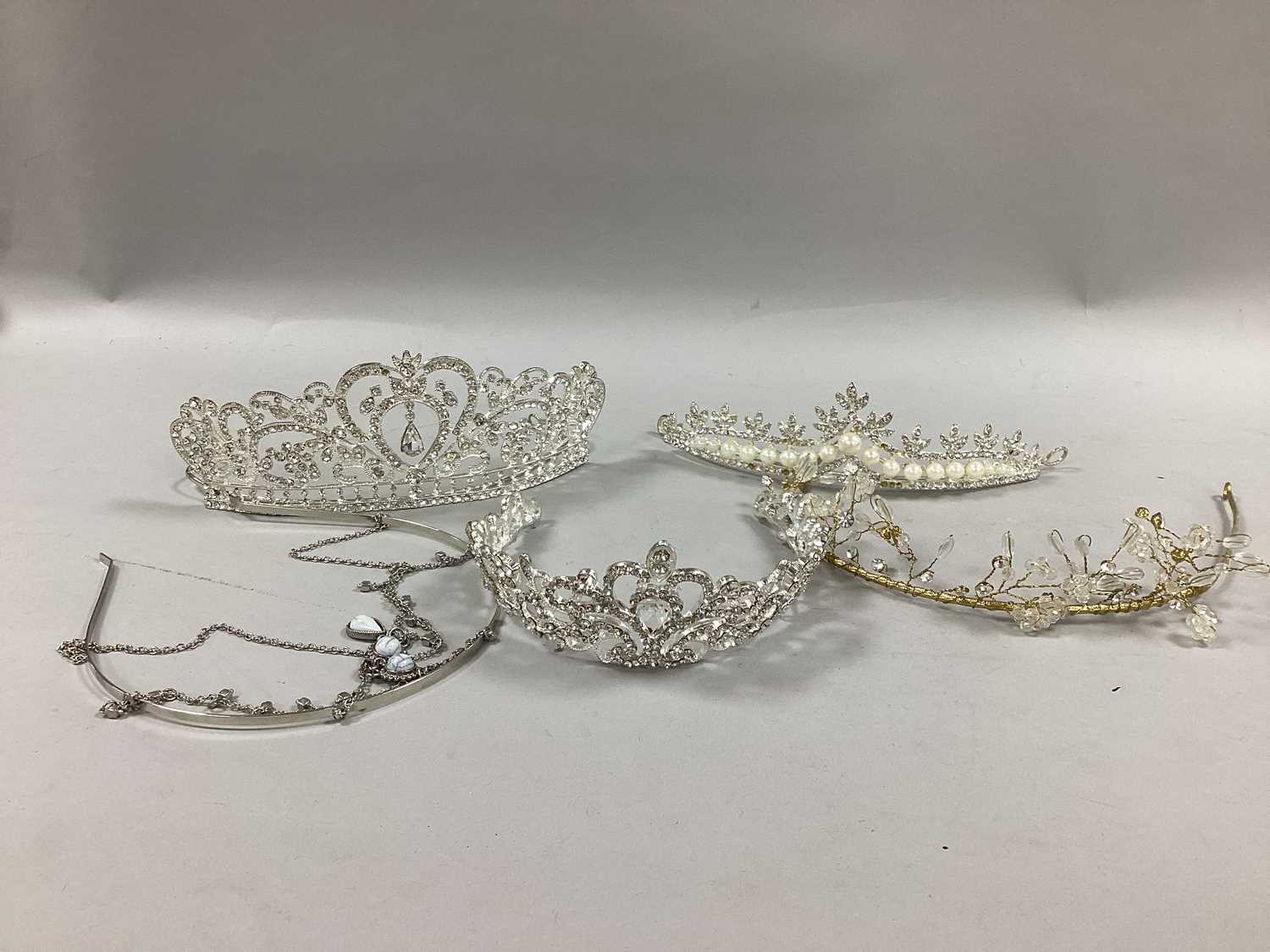 Lot 257 - A Small Collection of Bridal Tiaras and