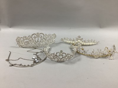 Lot 257 - A Small Collection of Bridal Tiaras and Other...