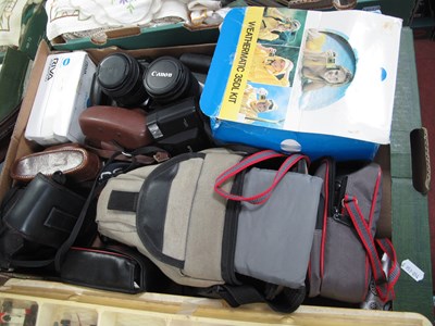 Lot 1047 - Cameras; Canon EOS500 with Sigma 35-80mm f/4-5....