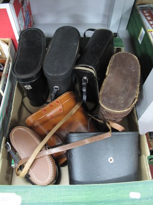 Lot 1022 - Binoculars; Frank Nipole 10x50, GreenKat Kent...