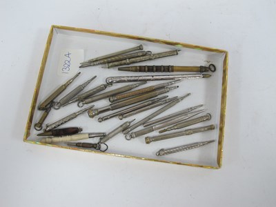 Lot 1322A - Sliding Pencils including Mordan Everpoint,...