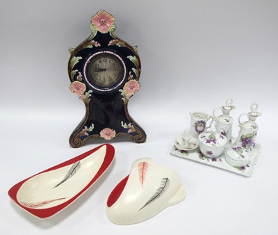 Lot 1181 - Early XX Century Continental Pottery Cased...