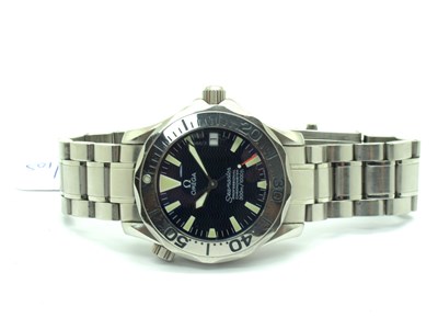 Lot 244 - Omega; A Mid-Size Seamaster Professional...