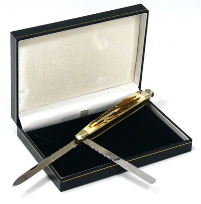 Lot 1362 - Stan Shaw (Sheffield); A Two Blade Folding...