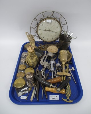 Lot 1413 - A Collection of Assorted Brassware and...
