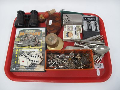 Lot 1403 - A Group of Collectables, including metalware...