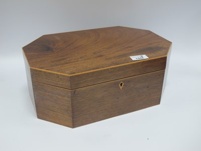 Lot 1348 - An Inlaid Mahogany Jewellery Box, with silk...