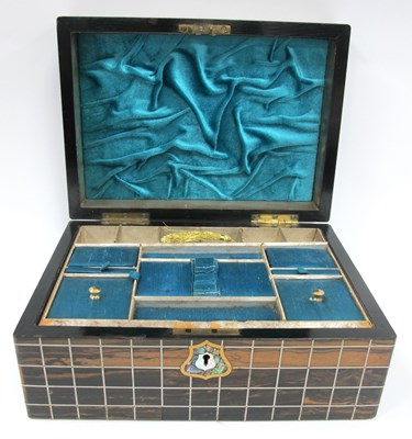 Lot 1326 - A Mid XIX Century Coromandel Box, with metal...