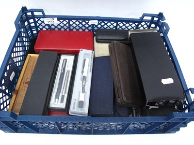Lot 1472 - A large collection of pens including fountain...