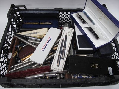 Lot 1300 - A large collection of pens including fountain...