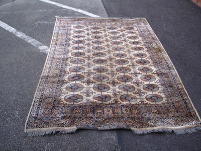 Lot 1609 - A Lahore Beige Rug, 170cm x 240cm.
