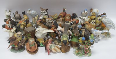Lot 1206 - A Collection of Ceramic Bird Figures, examples...