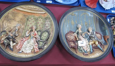 Lot 1255 - Pair of Early XX Century Continental Pottery...