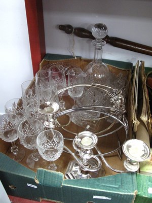 Lot 1052A - A Collection of Glassware, to include cut...