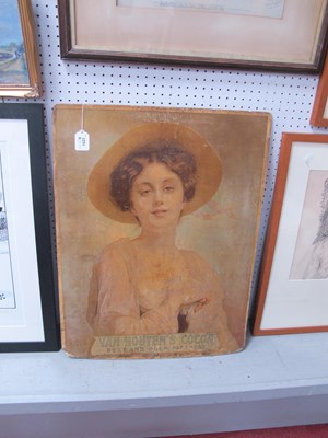 Lot 1523 - An Original Victorian Card Advert for Van...