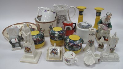 Lot 1243 - Edwardian Dressing Table Set, commemorative...