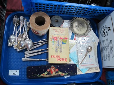 Lot 1387 - Royalty Memorabilia - including silk and paper...