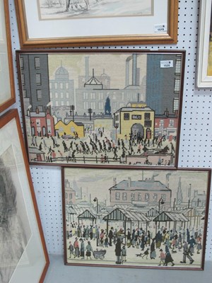 Lot 1520 - A Pair of Mid 1900s Framed L.S. Lowry...