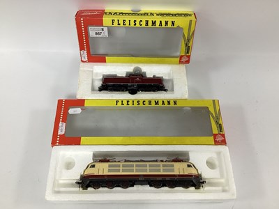 Lot 867 - Two Fleischmann 'HO' Gauge DB Rail Continental...