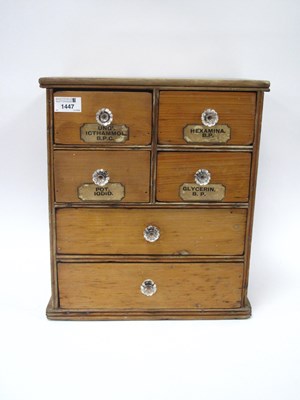 Lot 1447 - A Victorian/Edwardian Pine Table Top...