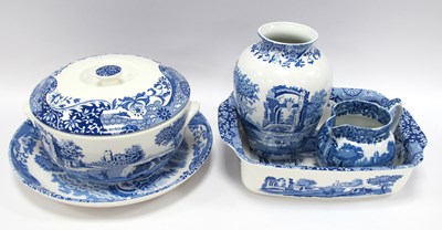 Lot 1178 - Five Spode "Italian" Pattern Dinnerware, to...