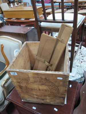 Lot 1568 - An Early 1900s Advertising Pine Trade Box for '...