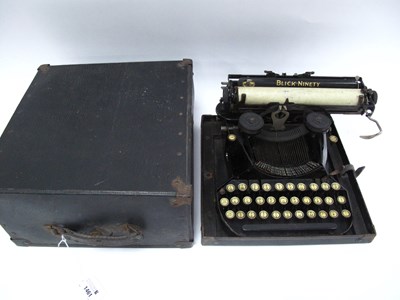 Lot 1461 - A Victorian 'Blick Ninety' (1890?) Typewriter...