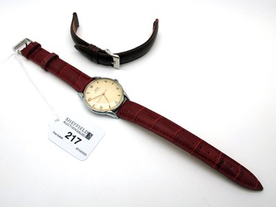 Lot 217 - Tissot; A Vintage Antimagnetique Gent's...