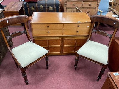 Lot 1594 - Teak Sideboard circa 1970s, with two banks...