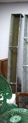 Lot 1562 - Galvanised Animal Feeding Trough, 273.5cm wide.