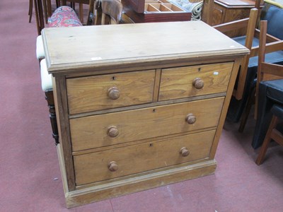 Lot 1592 - Early XX Century Straight Fronted Chest of two...