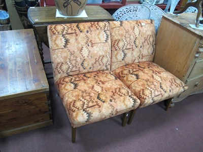 Lot 1575 - A Pair of 1970s Style Nursing Chairs,...