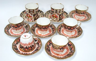 Lot 1105 - Two Royal Crown Derby Porcelain Coffee Cans...