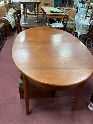 Lot 1584 - Teak Extending Dining Table, circa 1970s, with...