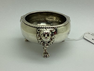 Lot 39 - An Early George II Hallmarked Silver Salt,...