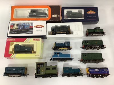 Lot 705 - Eleven 'OO' Gauge/4mm Unboxed Diesel "Shunters"...