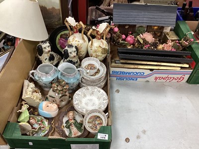 Lot 1478 - Pottery Pigs, tea ware, plaques, etc (damages),...