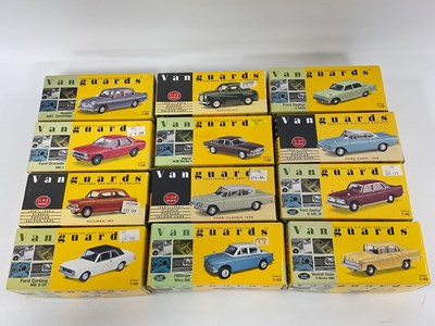 Lot 621 - Twelve Lledo Vanguards 1:43 Scale Diecast...