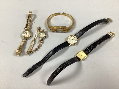 Lot 289 - Omega; A Ladies Wristwatch, the circular...