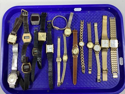 Lot 256 - A Collection of Ladies and Gent's Wristwatches,...