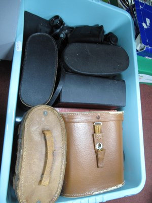 Lot 1038 - Binoculars; Tasco 8x40, Chinon 10x50,...